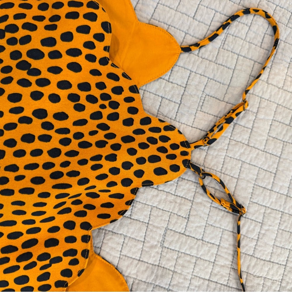 J.CREW‎ Leopard scalloped cami top SIZE 2 - Picture 5 of 7